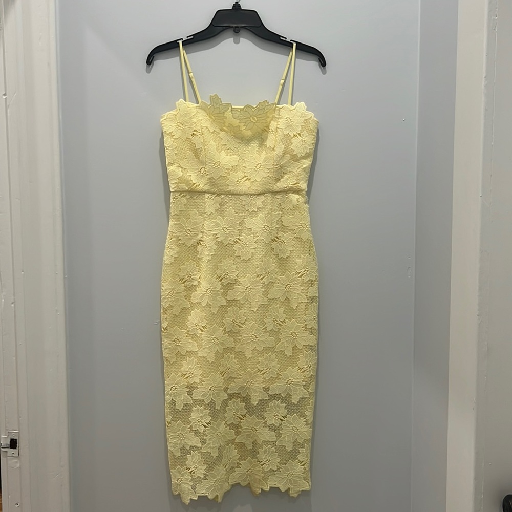 Bardot Sunshine Lace Sheath Dress